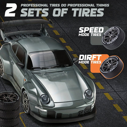 Ultimate 1:24 RC Drift Car with LED Wheels – Rechargeable 4WD Racing Toy