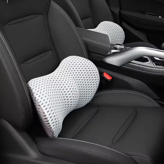 Premium Lumbar Support Cushion – Ergonomic Memory Foam Back Support for Office, Car & Home