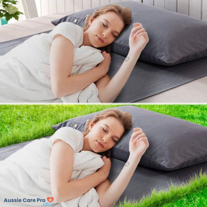 Earthing Grounding Bed Sheet – Organic Cotton & Silver Fiber