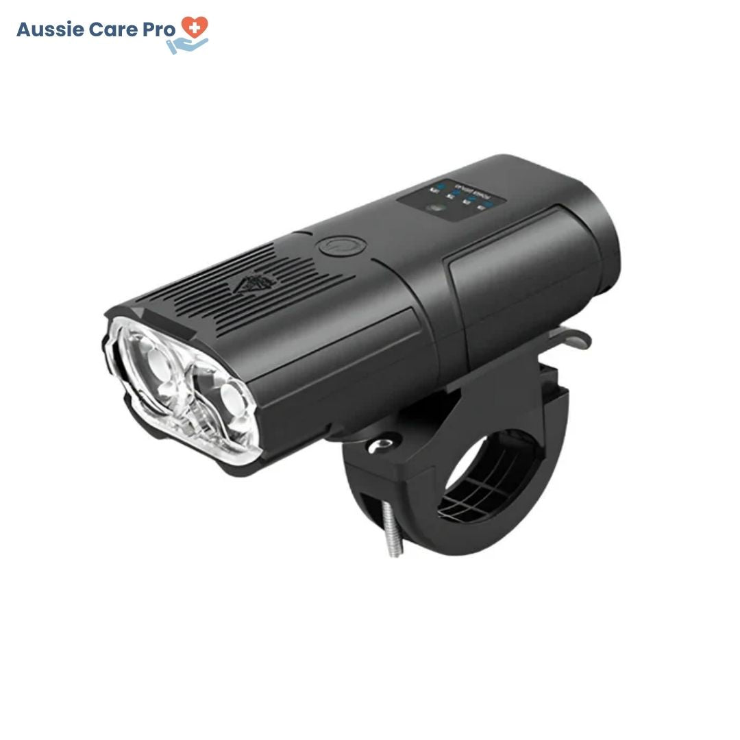 Ultra Bright Bike Light – 6000 Lumen Rechargeable Headlight