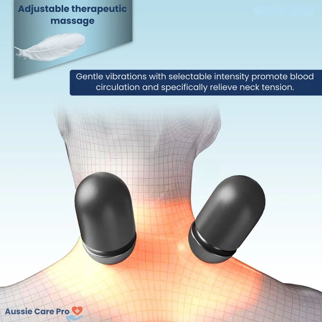 Neck Pain Relief Device – Massage, Heat & Stretch Therapy