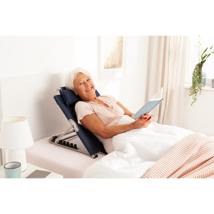 LumbarLux Adjustable Backrest – Customizable Comfortable Lumbar Support with Head Cushion