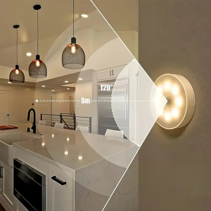 3-Pack LED Motion Sensor Night Lights – Rechargeable, Dimmable, Wireless & Magnetic