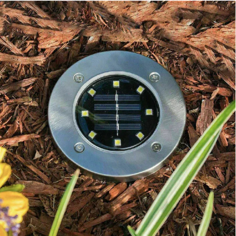 Solar Ground Lights – Weatherproof Outdoor LED Pathway Lighting Powered by the Sun