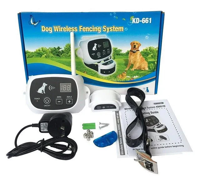 HaloGuard Wireless Dog Fence with Training Mode – Safe Boundary System for Small & Large Dogs