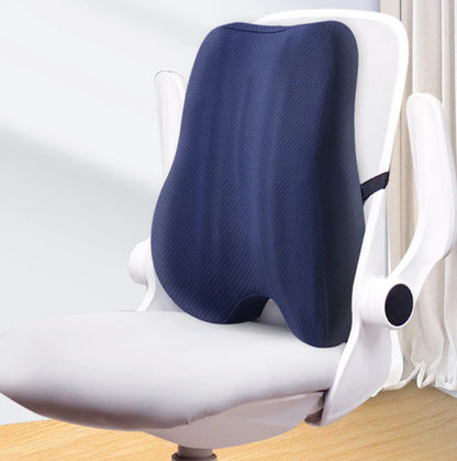 Ergonomic Memory Foam Seat & Back Cushion – Ultimate Comfort for Office Chairs