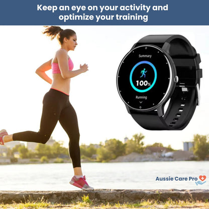 VitalSync Smart Health Watch – Blood Pressure, Heart Rate & SpO₂ Monitor, Sleep Tracker, Fitness Watch