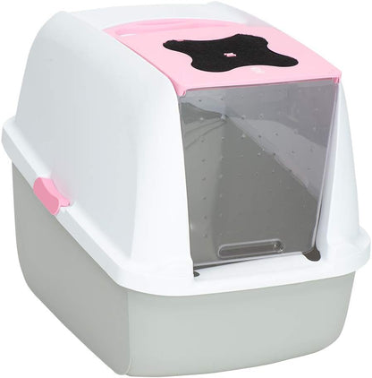PetHome XL Cat Litter Box – Extra Large Covered Litter Tray with Odor Control
