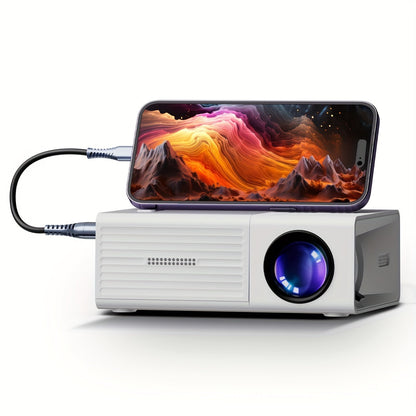 LumoBeam Ultra-Bright Mini Projector (3000 Lumens) – Compact HD Home & Outdoor Cinema