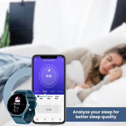 VitalSync Smart Health Watch – Blood Pressure, Heart Rate & SpO₂ Monitor, Sleep Tracker, Fitness Watch