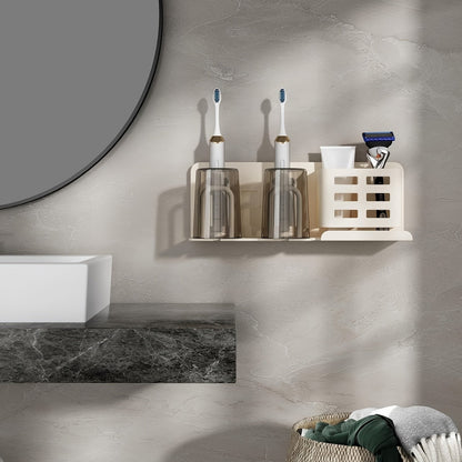 BristleHub Wall-Mounted Electric Toothbrush Holder – Aluminium Bathroom Organizer with Drainage Holes