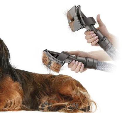 DogCatFri VacuumBrush – Pet Grooming Vacuum Brush Attachment for Easy Hair Removal