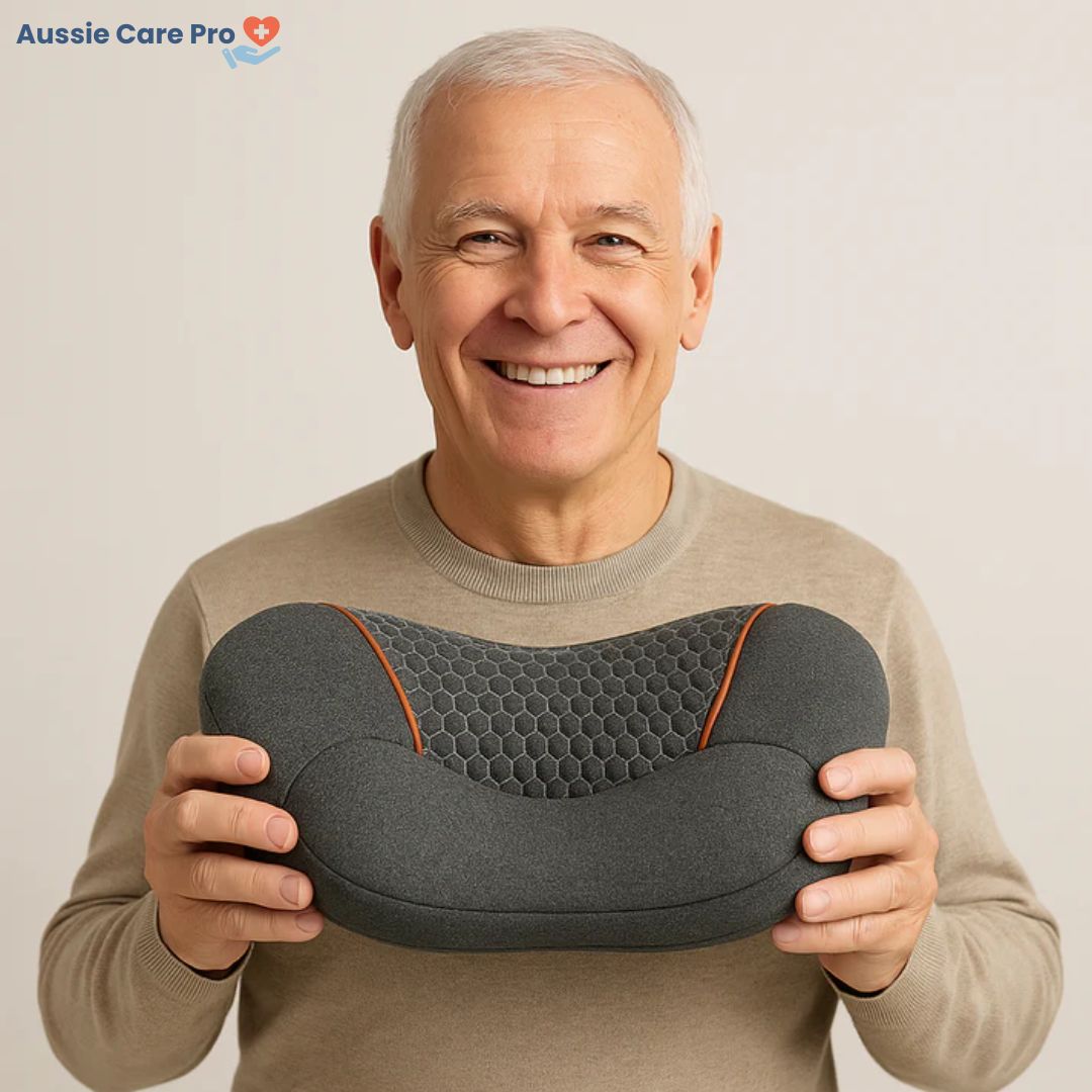 Neck Pain Relief Device – Massage, Heat & Stretch Therapy