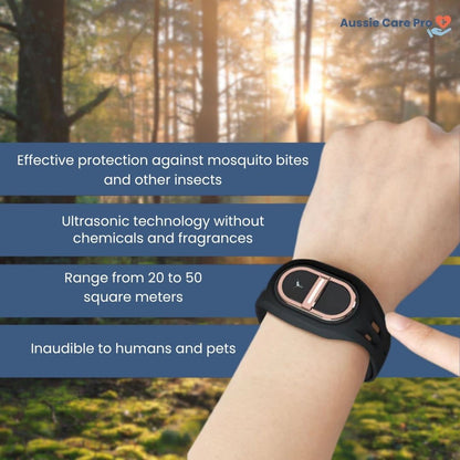 BuzzShield – Ultrasonic Mosquito Repellent Wristband | Chemical-Free Insect Protection
