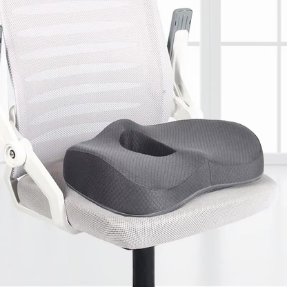 Memory Foam Seat Cushion – Tailbone & Lower Back Support Pad