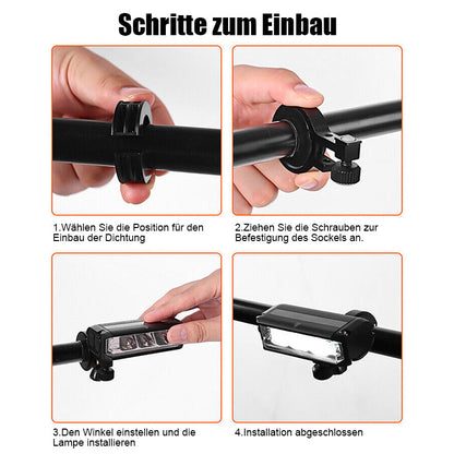 Ultra-Bright Rechargeable LED Bike Light – 900 Lumen Bicycle Headlight for Night Riding