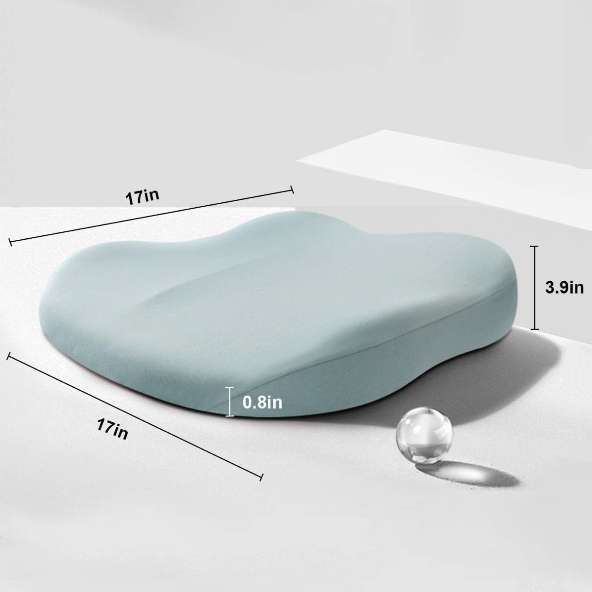 DriveUp Car Booster Cushion – Memory Foam Seat Riser for Extra Height & Driving Comfort