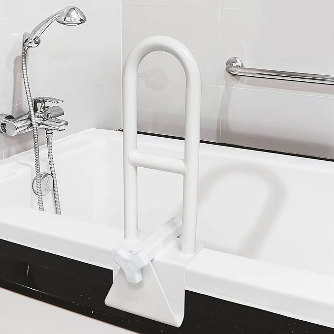 Bathtub Safety Grab Bar for Seniors & Mobility Support – No Drill, Secure Bathroom Handle