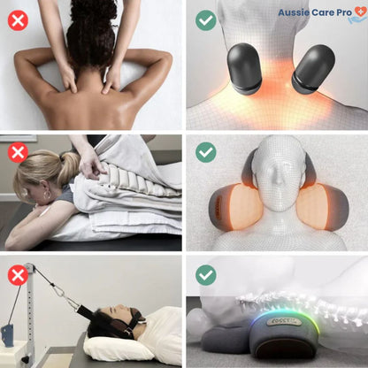 Neck Pain Relief Device – Massage, Heat & Stretch Therapy