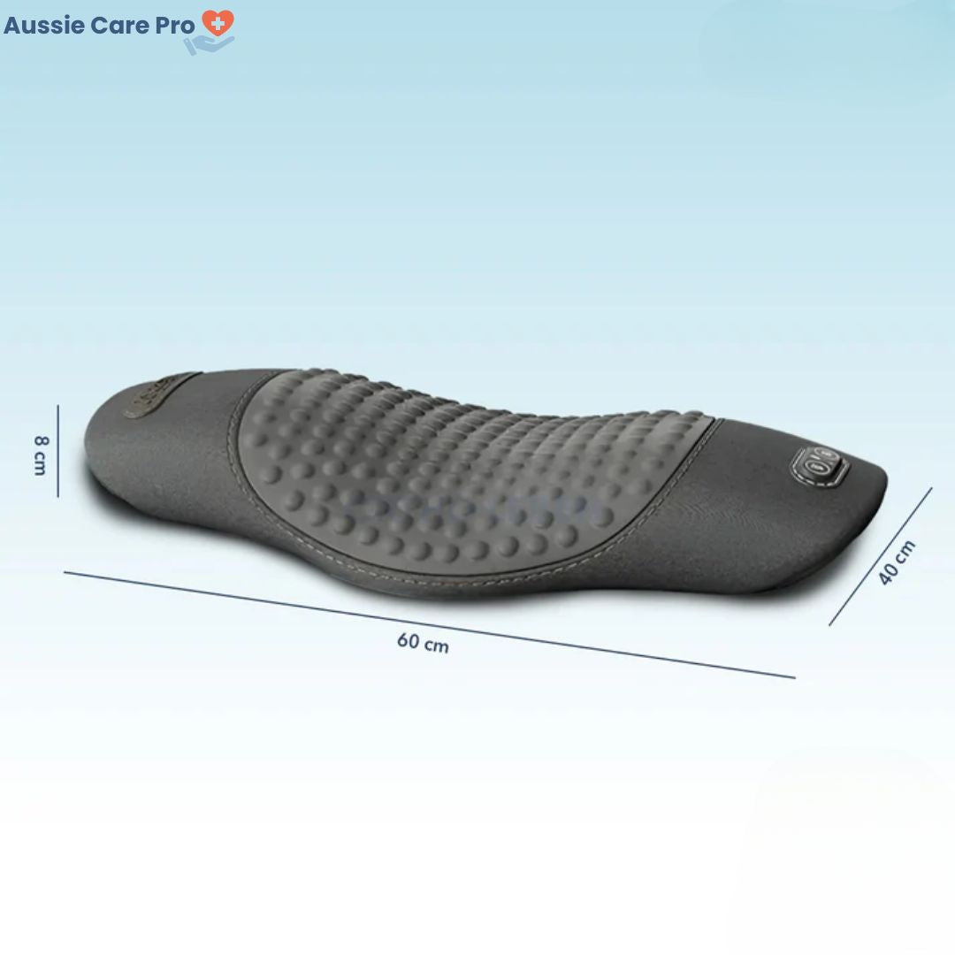 Back Pain Relief Device – Massage, Heat & Stretch Support