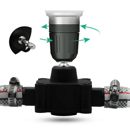 Self-Priming Transfer Pump | Fast Liquid Transfer with Electric Drill – Compact & Battery-Free
