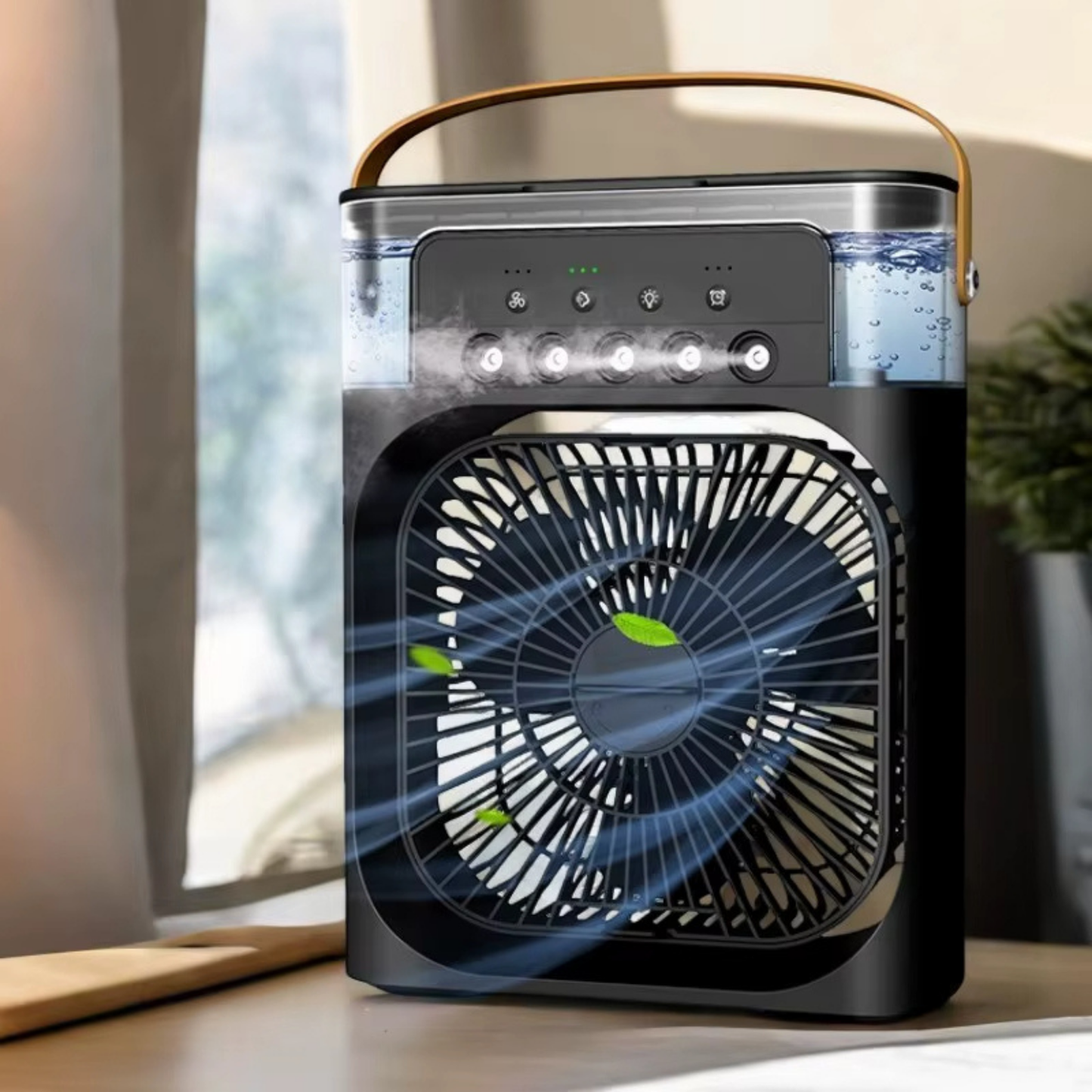 AeroMist – 3‑in‑1 Portable Fan, Humidifier & Cooling Air Mist