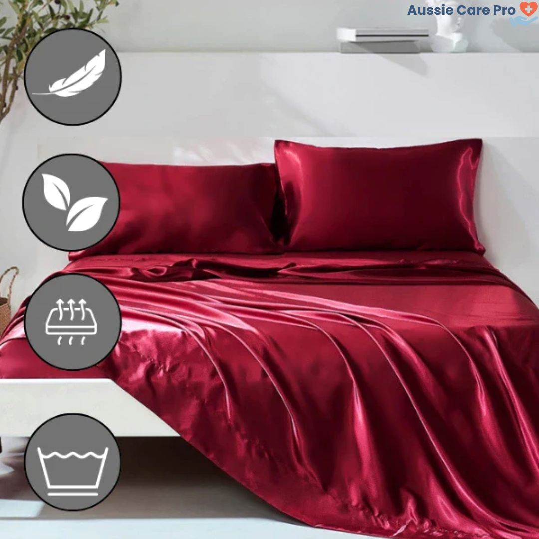 Satin Luxury Bed Sheets – Soft & Breathable Bedding