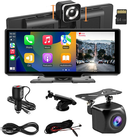 CarVision Pro – Smart Car Display with Apple CarPlay, Android Auto & Dash Camera