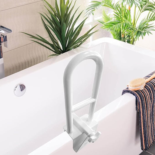 Bathtub Safety Grab Bar for Seniors & Mobility Support – No Drill, Secure Bathroom Handle