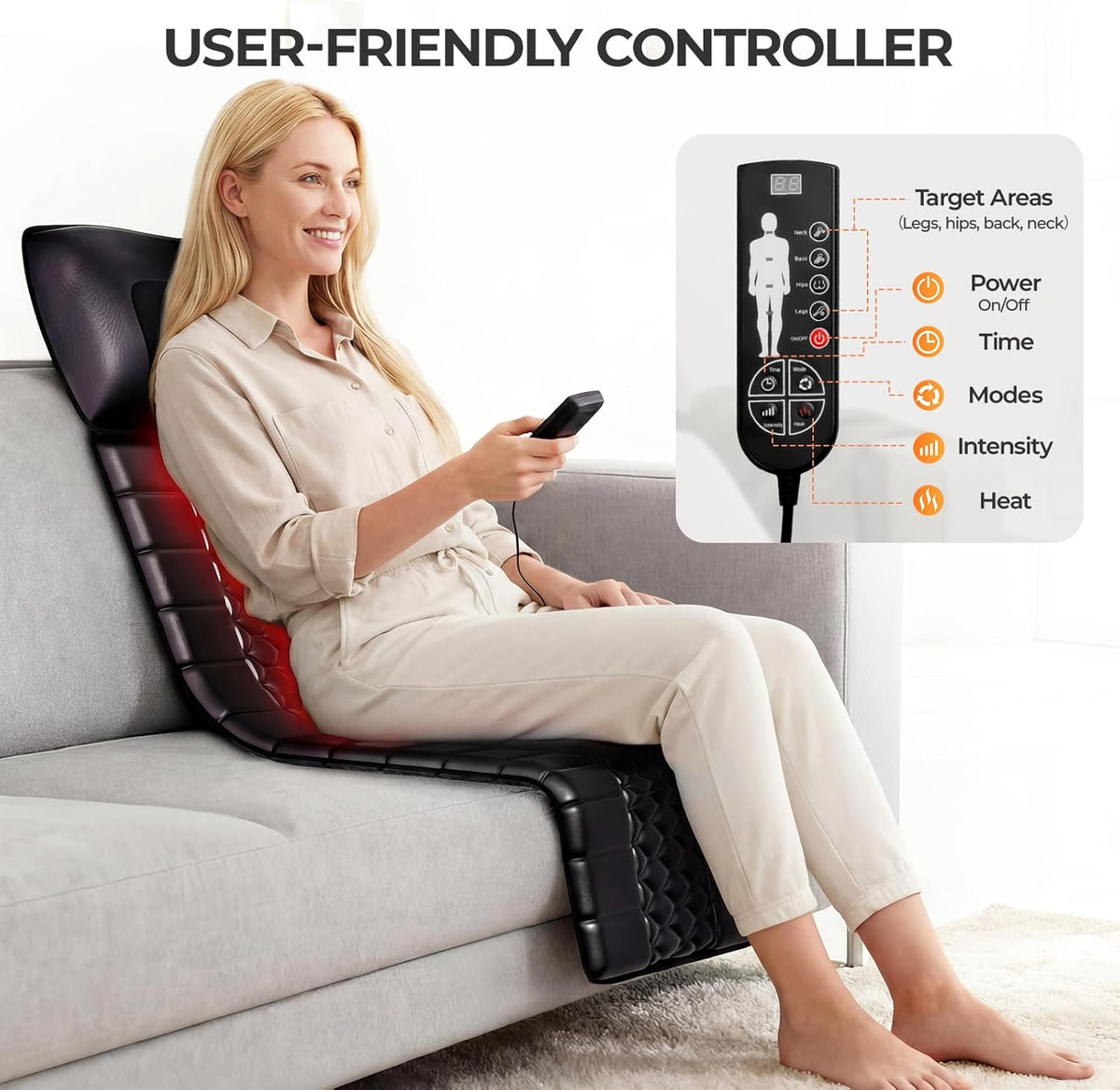 Heated Full Body Massage Mat