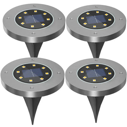 Solar Ground Lights – Weatherproof Outdoor LED Pathway Lighting Powered by the Sun