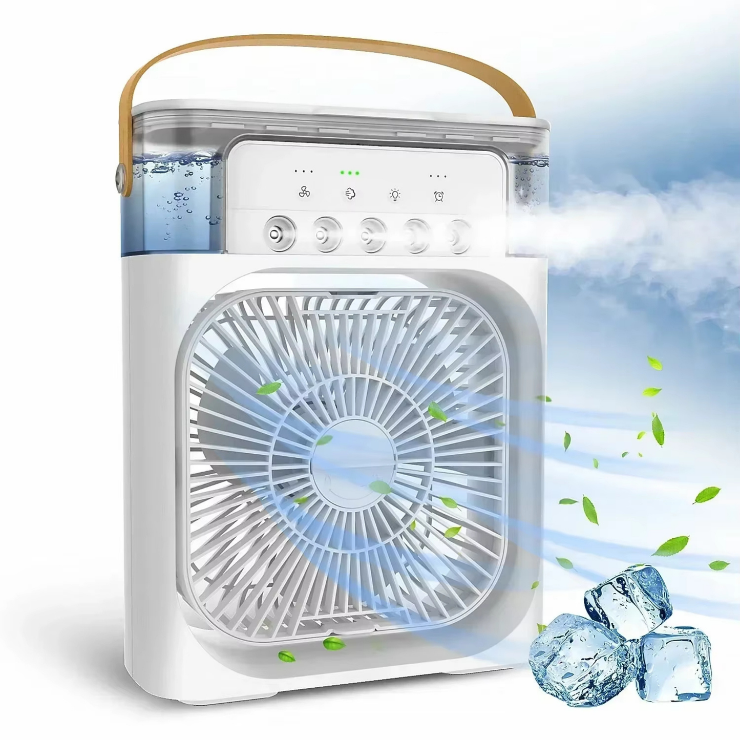 AeroMist – 3‑in‑1 Portable Fan, Humidifier & Cooling Air Mist