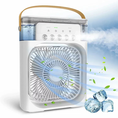 AeroMist – 3‑in‑1 Portable Fan, Humidifier & Cooling Air Mist
