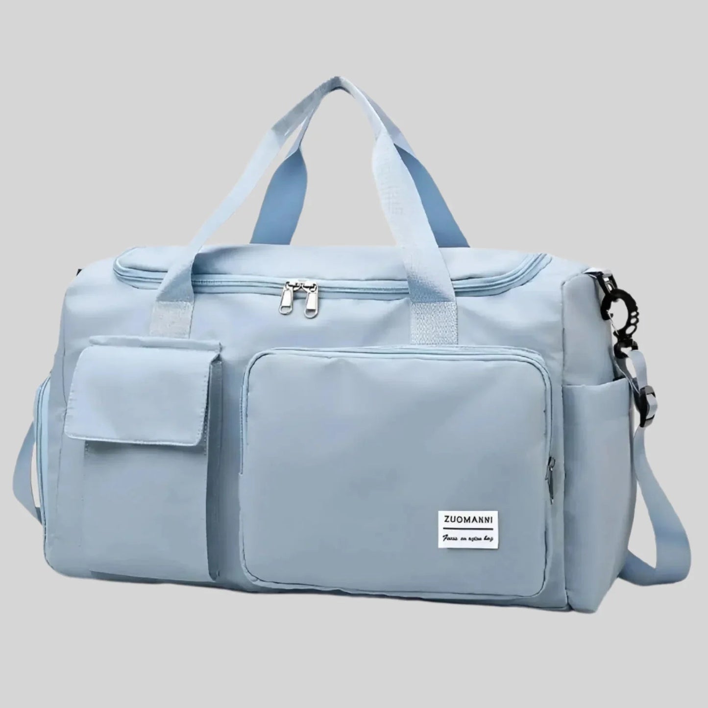 Zuomanni Waterproof Weekend Bag – Spacious Travel & Gym Holdall with Shoe Compartment