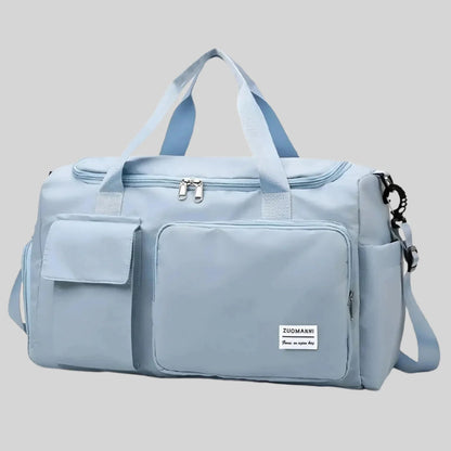 Zuomanni Waterproof Weekend Bag – Spacious Travel & Gym Holdall with Shoe Compartment