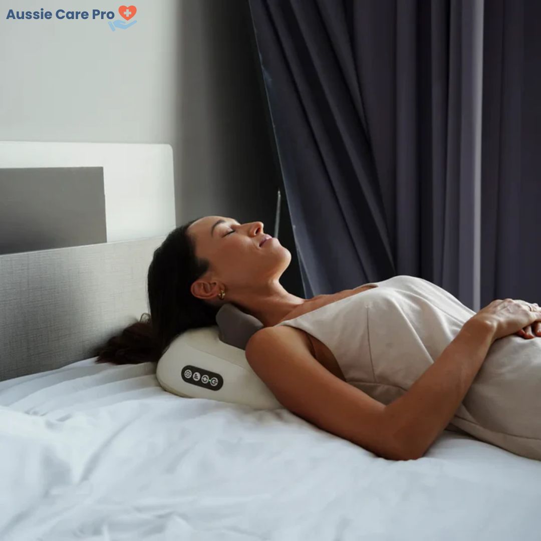 Lymphatic Drainage Massage Pillow – Heat & Neck Relief