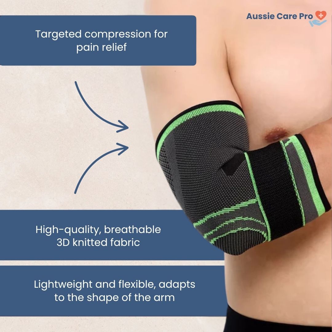 ElbowEase – Adjustable Compression Elbow Support for Pain, Tennis & Golfer’s Relief