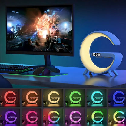 4-in-1 Smart Alarm Clock | Mood Light | Bluetooth Speaker | Wireless Charger