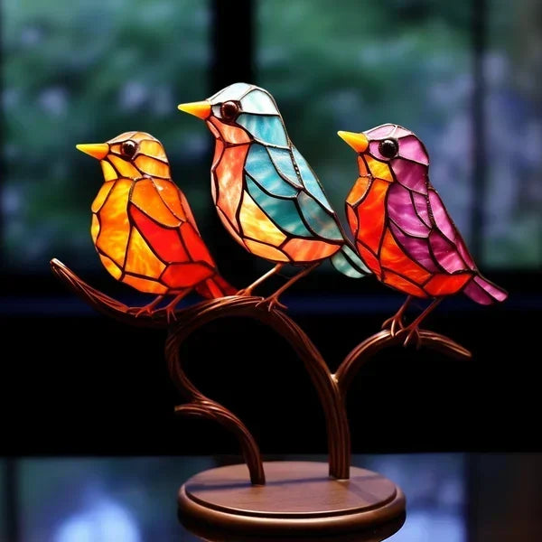 Oryxen – Handcrafted Glass Bird Sculpture | Elegant Home Art Decor