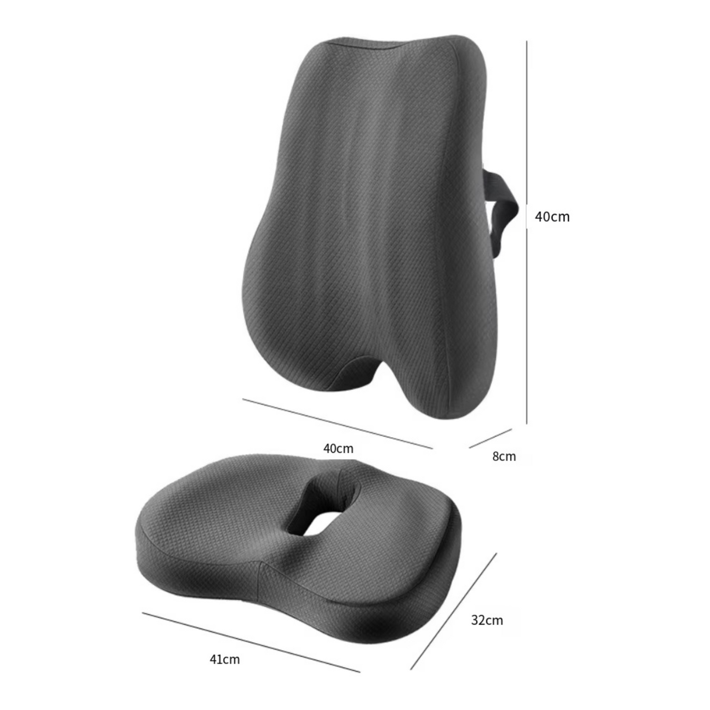 PosturePlus – Ergonomic Home Office Cushion Set