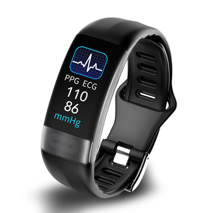 E45 Smart Wristband ECG Heart Rate Blood Pressure Monitor Fitness