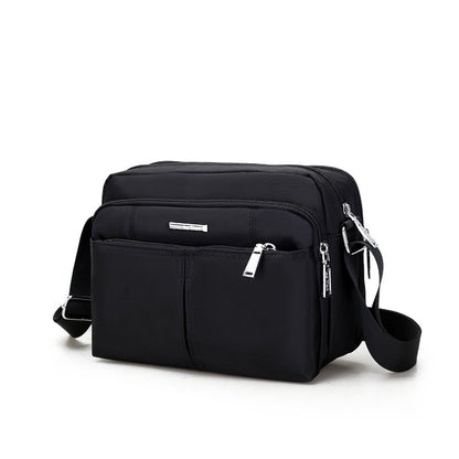 Waterproof Multi-Pocket Shoulder Messenger Bag for Everyday Use