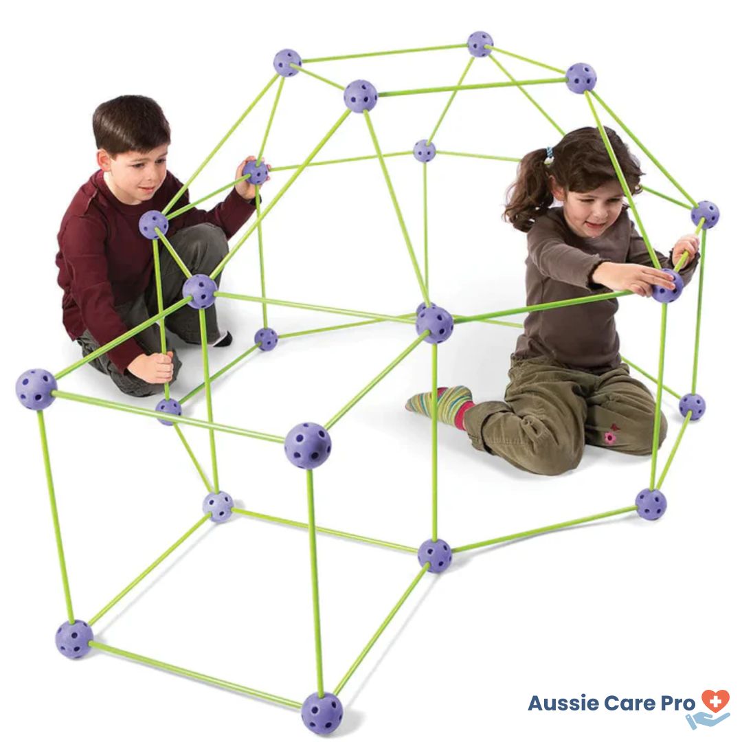 Kids Fort Building Kit – Creative Playhouse Toy