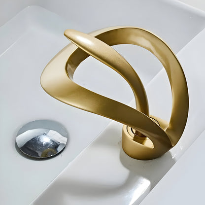 AquaGleam – Minimalist Bathroom Basin Tap