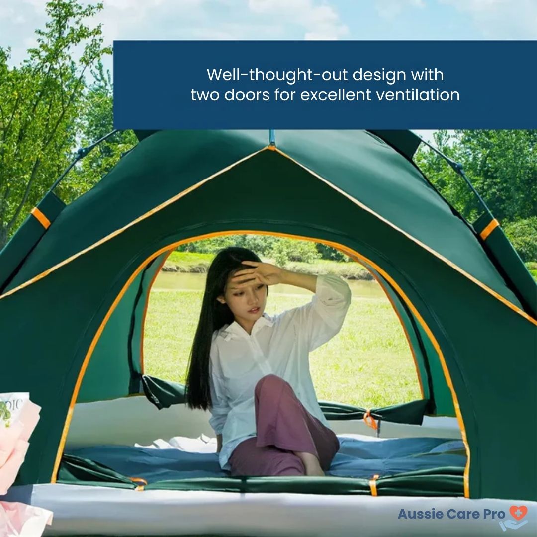 Instant Pop Up Tent – 2-4 Person Automatic Camping Tent
