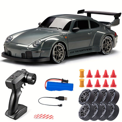 Ultimate 1:24 RC Drift Car with LED Wheels – Rechargeable 4WD Racing Toy
