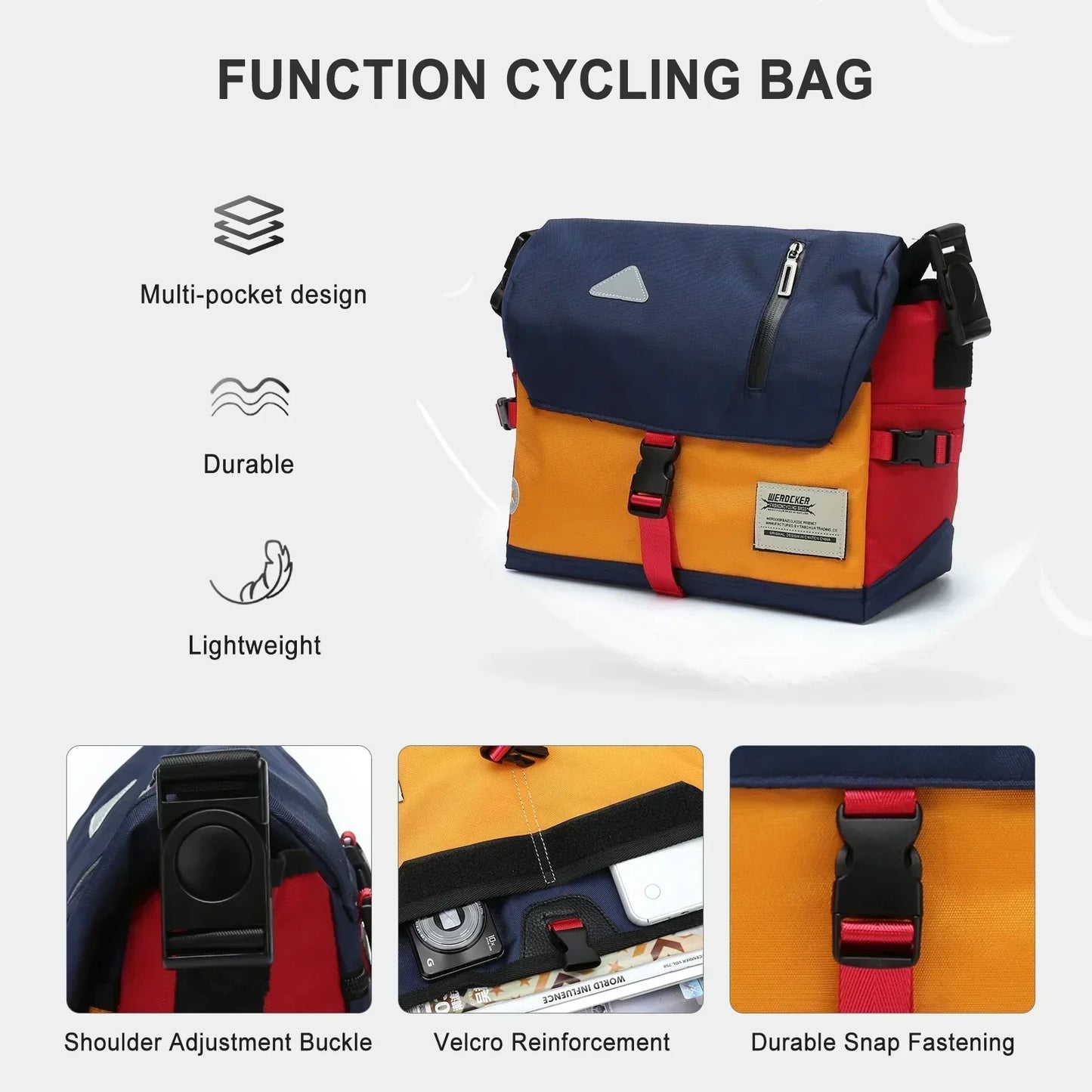 Luke | Classic Water-Resistant Crossbody Messenger Travel Bag