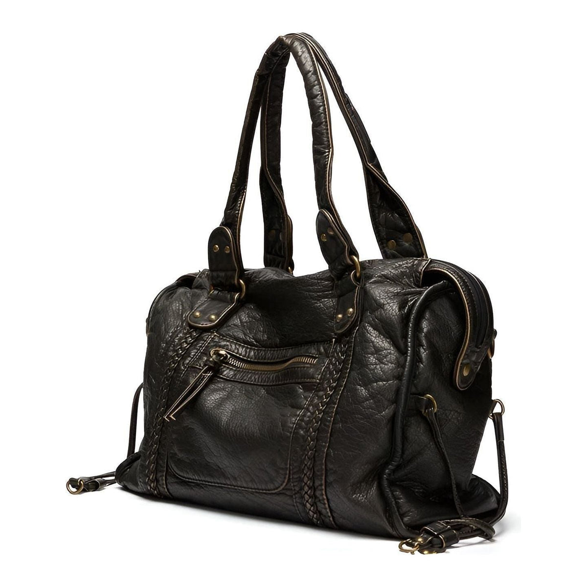 Genuine Leather Shoulder Bag – Elegant & Durable Handbag for Work and Everyday Use