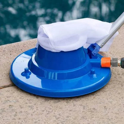 AquaVac – Chemical-Free Pool Vacuum Cleaner with Powerful Hose Suction for Leaves, Dirt & Debris