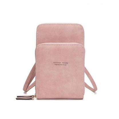 Triple Secure Leather Phone Purse: Elegance Meets Practicality